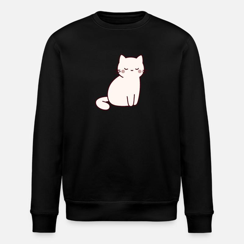Katze Haustiere - Stanley/Stella Unisex Bio-Sweatshirt ROLLER - Schwarz