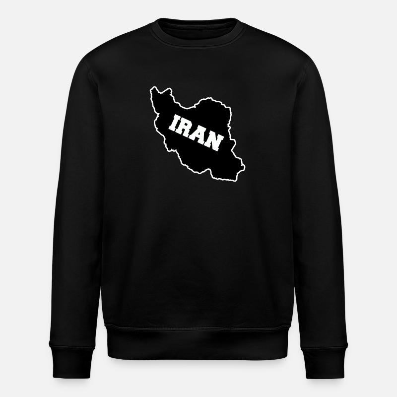 Iran - Stanley/Stella ROLLER Unisex Organic Sweatshirt - black