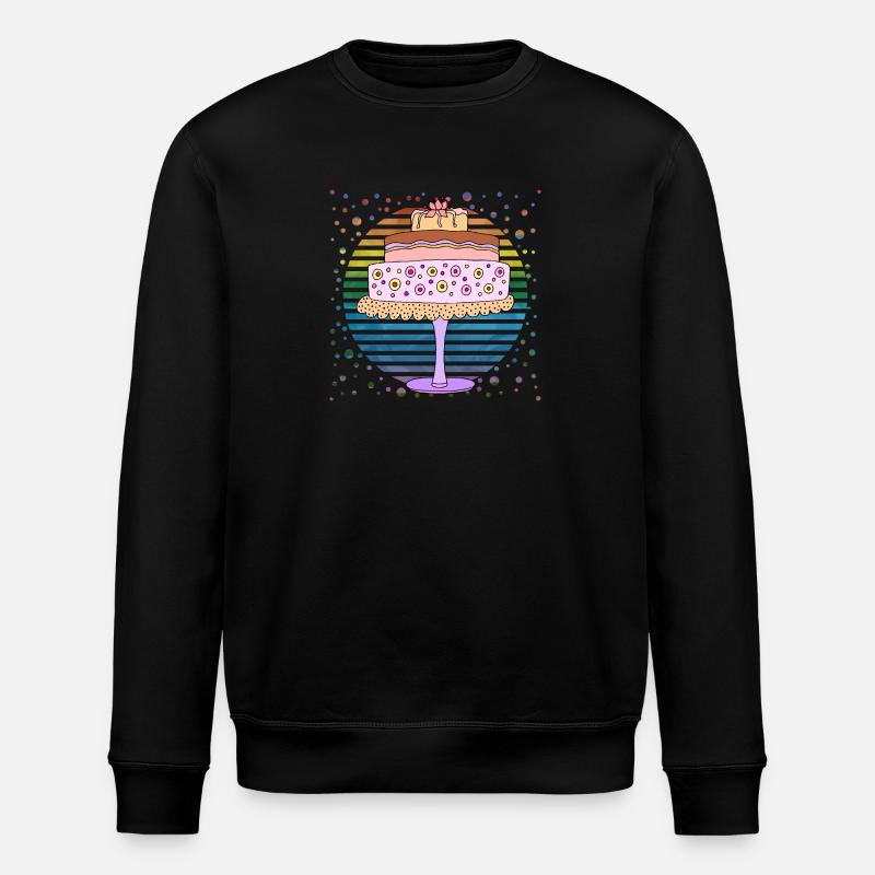 Kuchen - Stanley/Stella Unisex Bio-Sweatshirt ROLLER - Schwarz