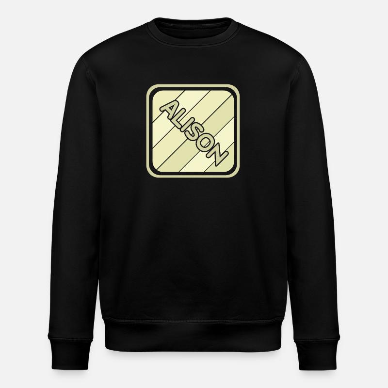 Geschenk für Alison - Stanley/Stella Unisex Bio-Sweatshirt ROLLER - Schwarz