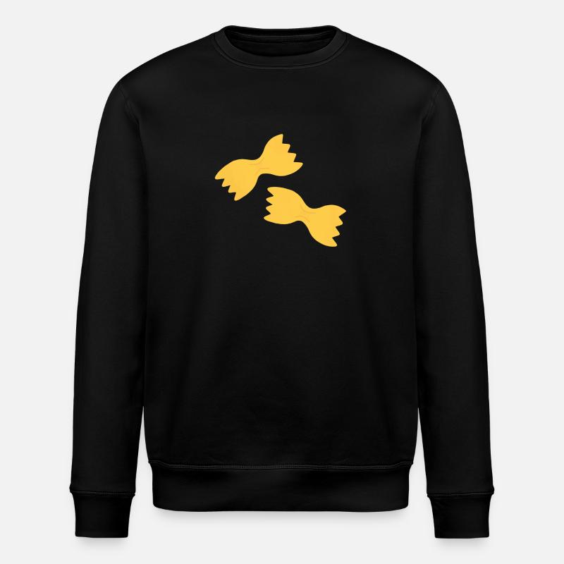 farfalle pasta - Stanley/Stella ROLLER Unisex Organic Sweatshirt - black