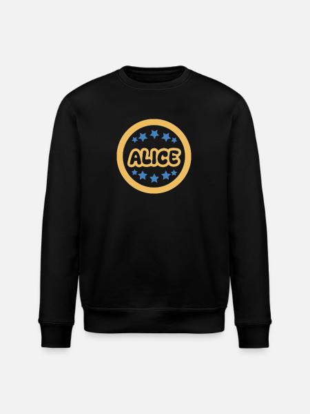 Alice - Stanley/Stella ROLLER Unisex Organic Sweatshirt - black