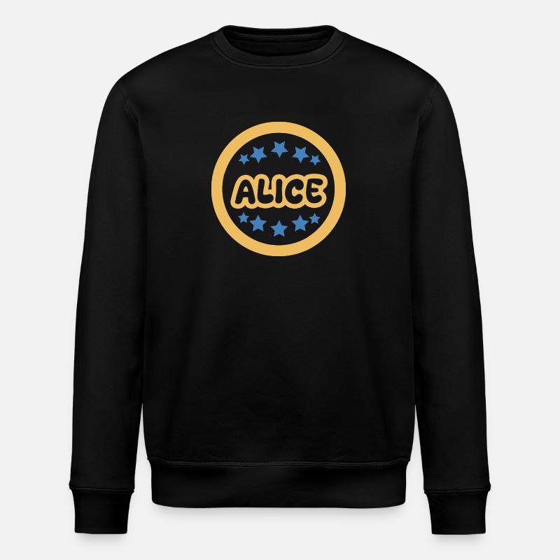 Alice - Stanley/Stella ROLLER Unisex Organic Sweatshirt - black
