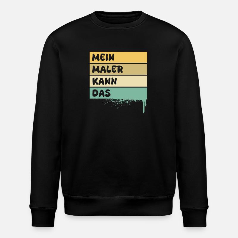 Occupation Painter - Stanley/Stella ROLLER Unisex Organic Sweatshirt - black