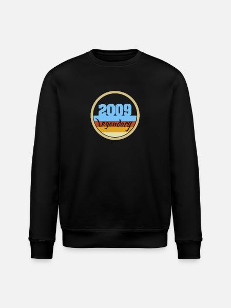 2009 - Stanley/Stella Unisex Bio-Sweatshirt ROLLER - Schwarz