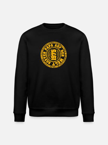 Daddy 1975 - Stanley/Stella ROLLER Unisex Organic Sweatshirt - black
