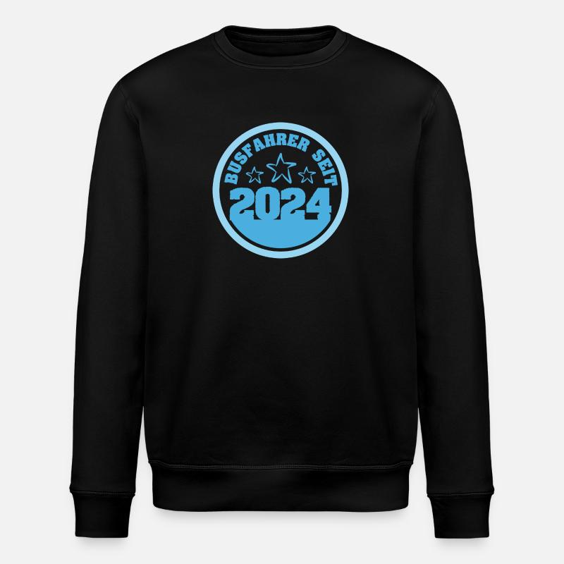 Busfahrer 2024 - Stanley/Stella Unisex Bio-Sweatshirt ROLLER - Schwarz