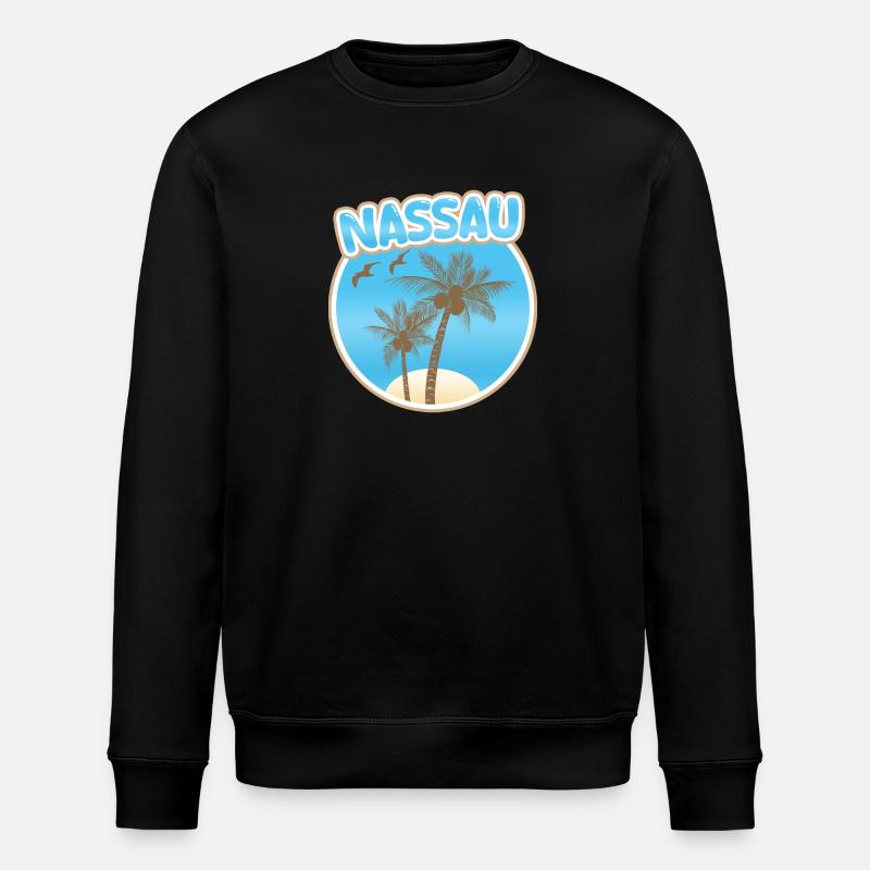 Gift for Nassau - Stanley/Stella ROLLER Unisex Organic Sweatshirt - black