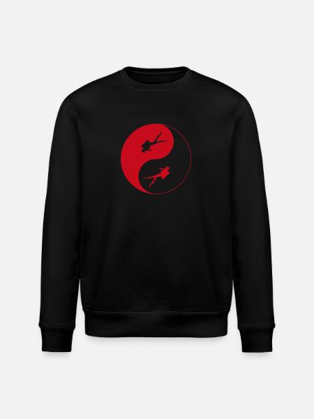 Tauchen, einfach tauchen - Stanley/Stella Unisex Bio-Sweatshirt ROLLER - Schwarz