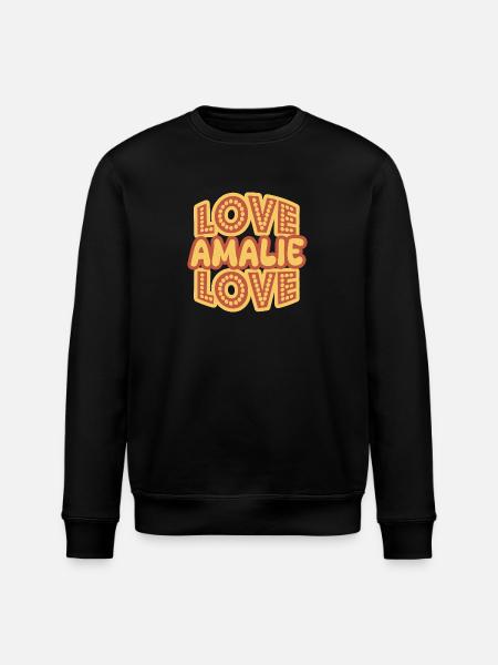 Gift for Amalie - Stanley/Stella ROLLER Unisex Organic Sweatshirt - black