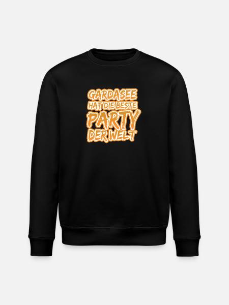 Gardasee als Gardasee - Stanley/Stella Unisex Bio-Sweatshirt ROLLER - Schwarz