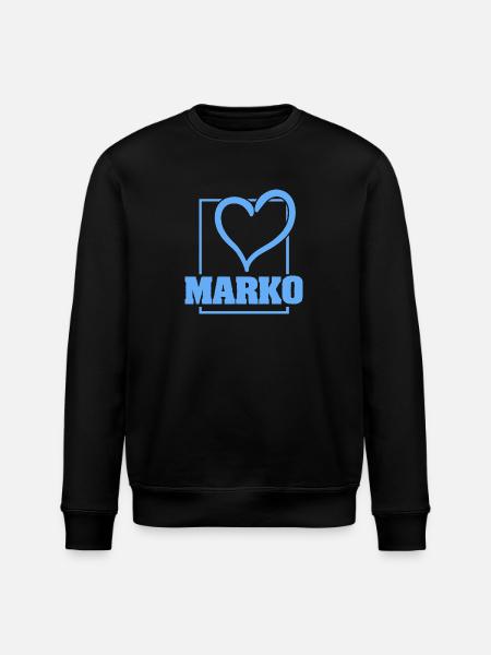 Gift for Marko - Stanley/Stella ROLLER Unisex Organic Sweatshirt - black