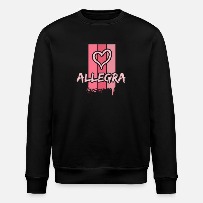Geschenk für Allegra - Stanley/Stella Unisex Bio-Sweatshirt ROLLER - Schwarz