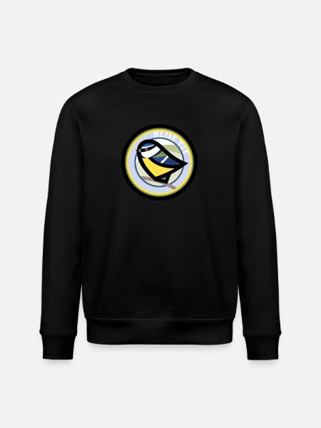 Bluetit - Stanley/Stella ROLLER Unisex Organic Sweatshirt - black