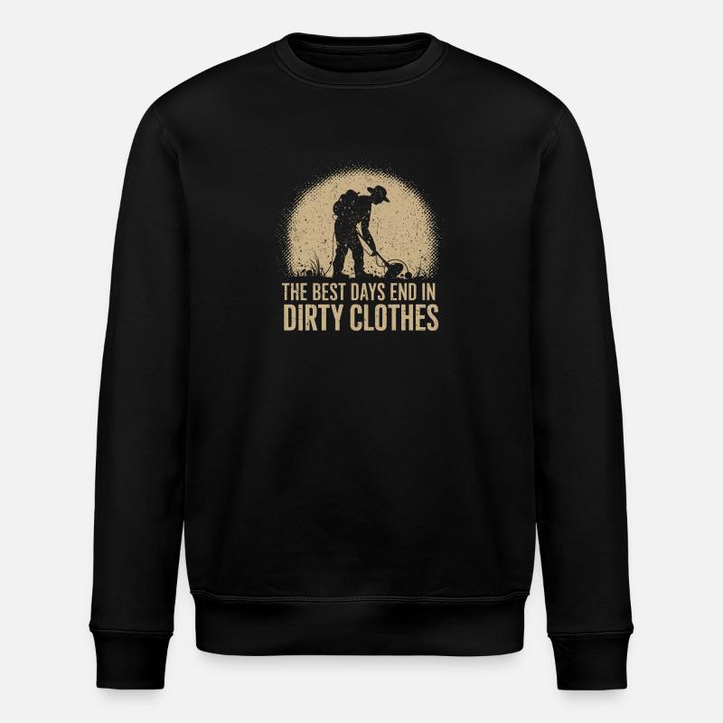 Leidenschaft für das Unentdeckte - Stanley/Stella Unisex Bio-Sweatshirt ROLLER - Schwarz