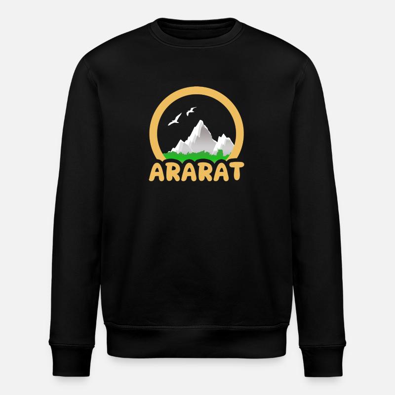Ararat als Trekking - Stanley/Stella Unisex Bio-Sweatshirt ROLLER - Schwarz