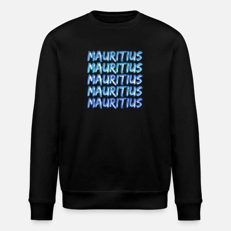 Geschenk für Mauritius - Stanley/Stella Unisex Bio-Sweatshirt ROLLER - Schwarz