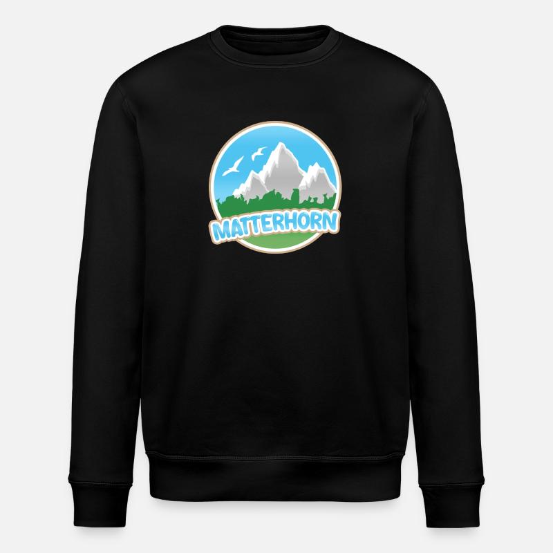 Matterhorn - Stanley/Stella ROLLER Unisex Organic Sweatshirt - black