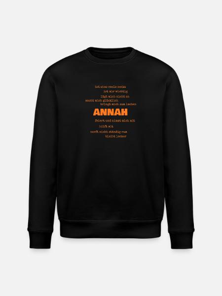 Annah - Stanley/Stella Unisex Bio-Sweatshirt ROLLER - Schwarz