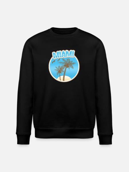 Miami Holidays - Stanley/Stella ROLLER Unisex Organic Sweatshirt - black