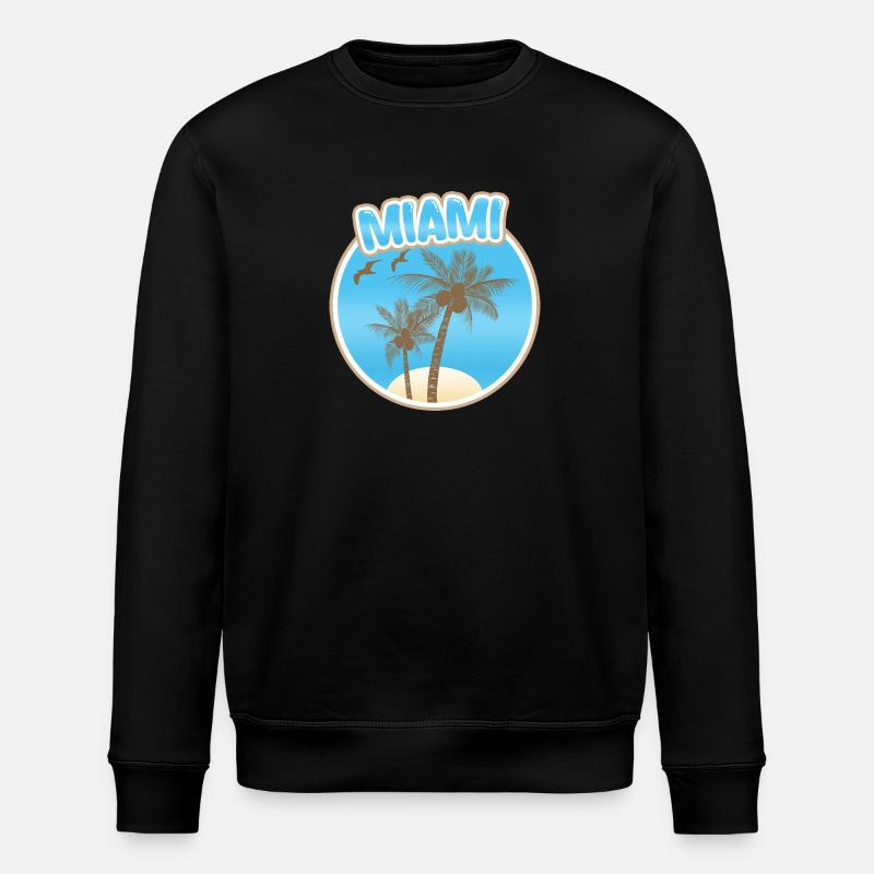 Miami Holidays - Stanley/Stella ROLLER Unisex Organic Sweatshirt - black