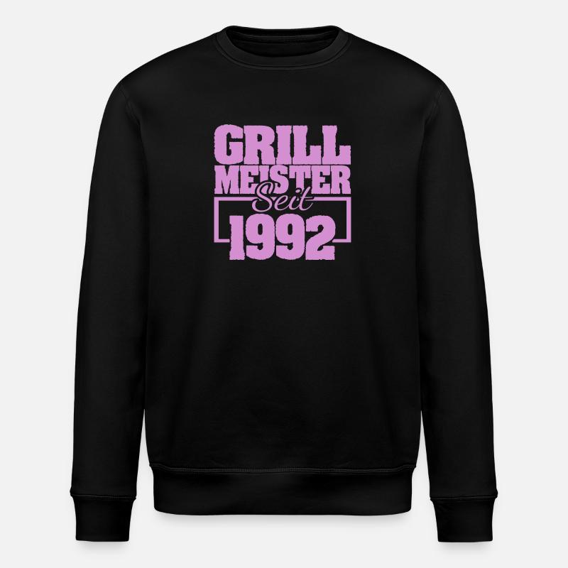 Grillen 1992 - Stanley/Stella Unisex Bio-Sweatshirt ROLLER - Schwarz