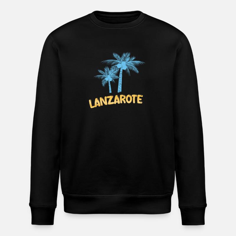 Lanzarote Lanzarote - Stanley/Stella Unisex Bio-Sweatshirt ROLLER - Schwarz