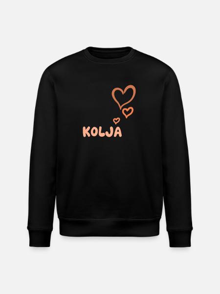 Gift for Kolja - Stanley/Stella ROLLER Unisex Organic Sweatshirt - black