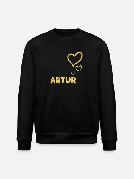Gift for Artur - Stanley/Stella ROLLER Unisex Organic Sweatshirt - black