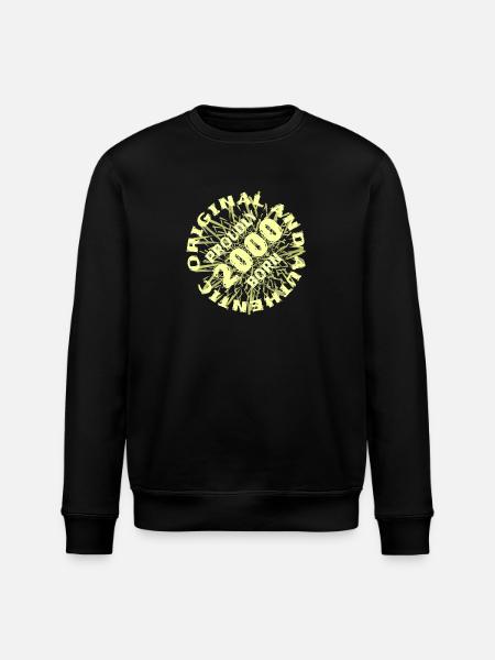 Original 2000 - Stanley/Stella Unisex Bio-Sweatshirt ROLLER - Schwarz