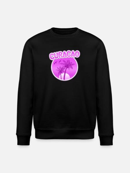 Geschenk für Curacao - Stanley/Stella Unisex Bio-Sweatshirt ROLLER - Schwarz