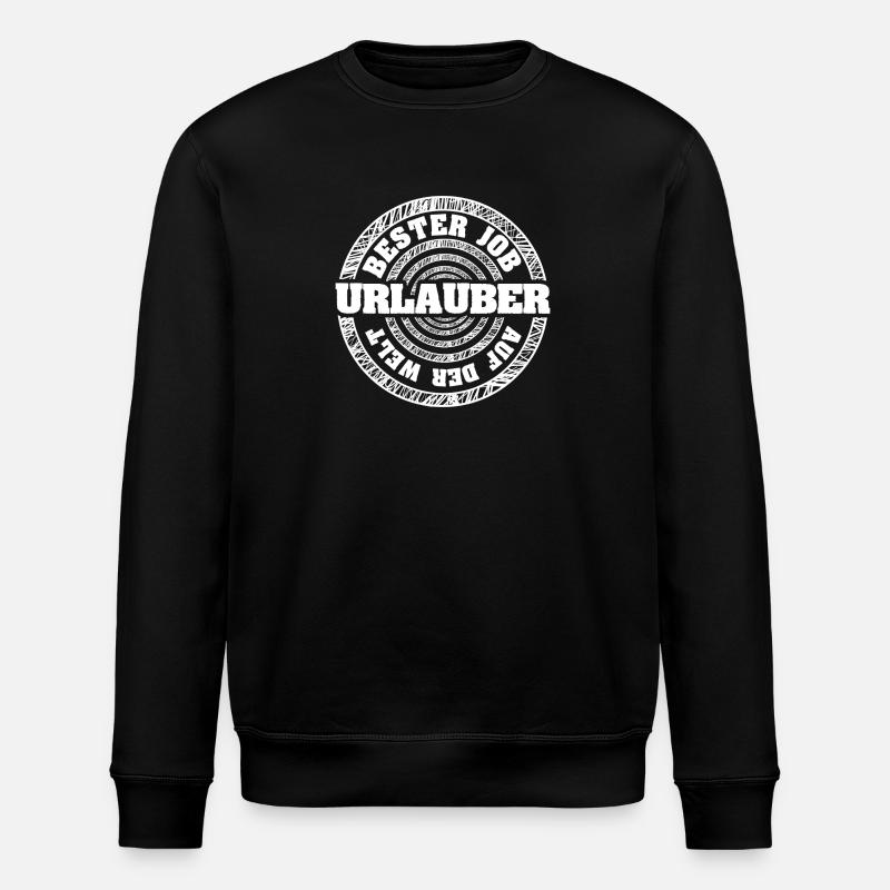 Gift for holidaymakers - Stanley/Stella ROLLER Unisex Organic Sweatshirt - black