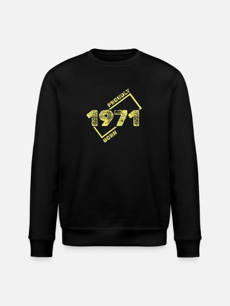 1971 - Stanley/Stella Unisex Bio-Sweatshirt ROLLER - Schwarz