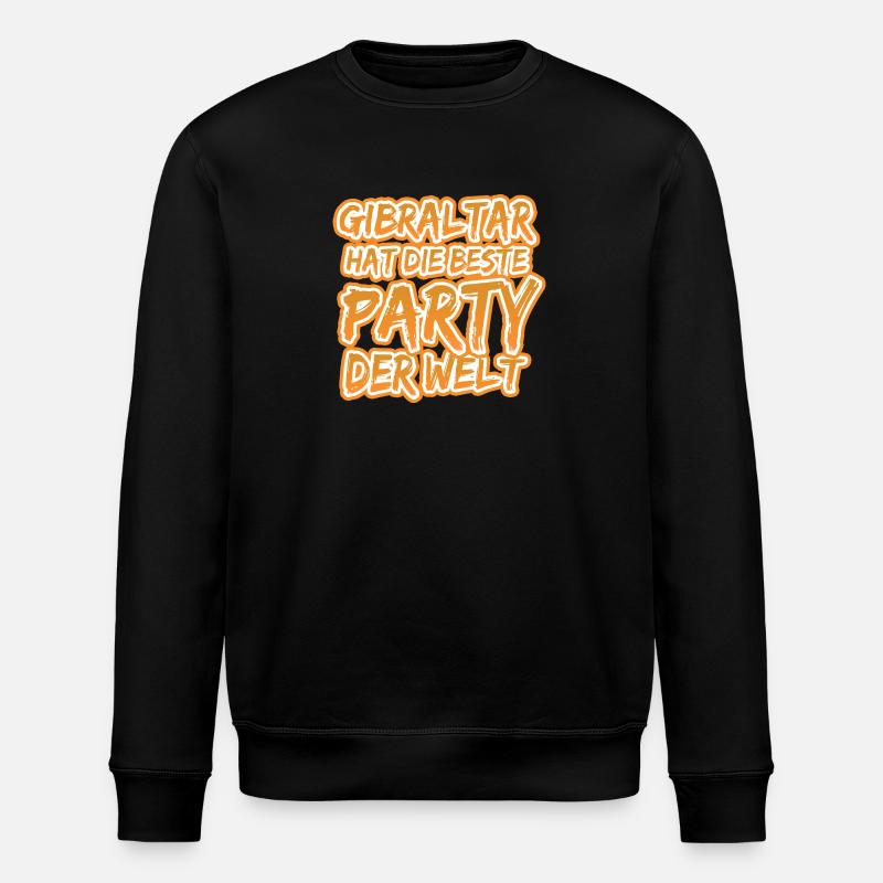 Gibraltar - Stanley/Stella ROLLER Unisex Organic Sweatshirt - black
