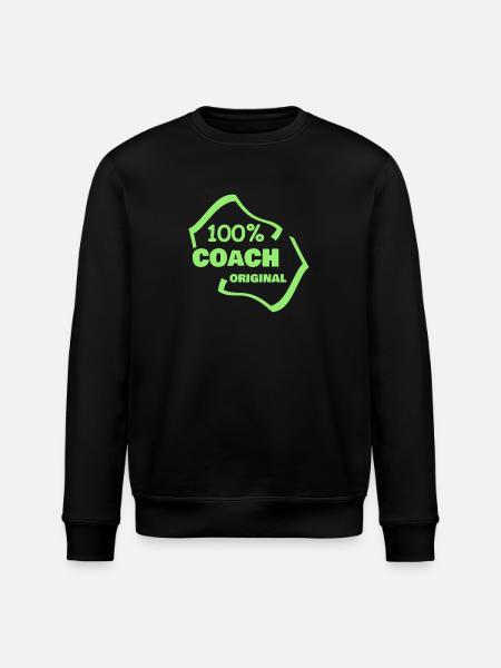 Coach als Beruf - Stanley/Stella Unisex Bio-Sweatshirt ROLLER - Schwarz