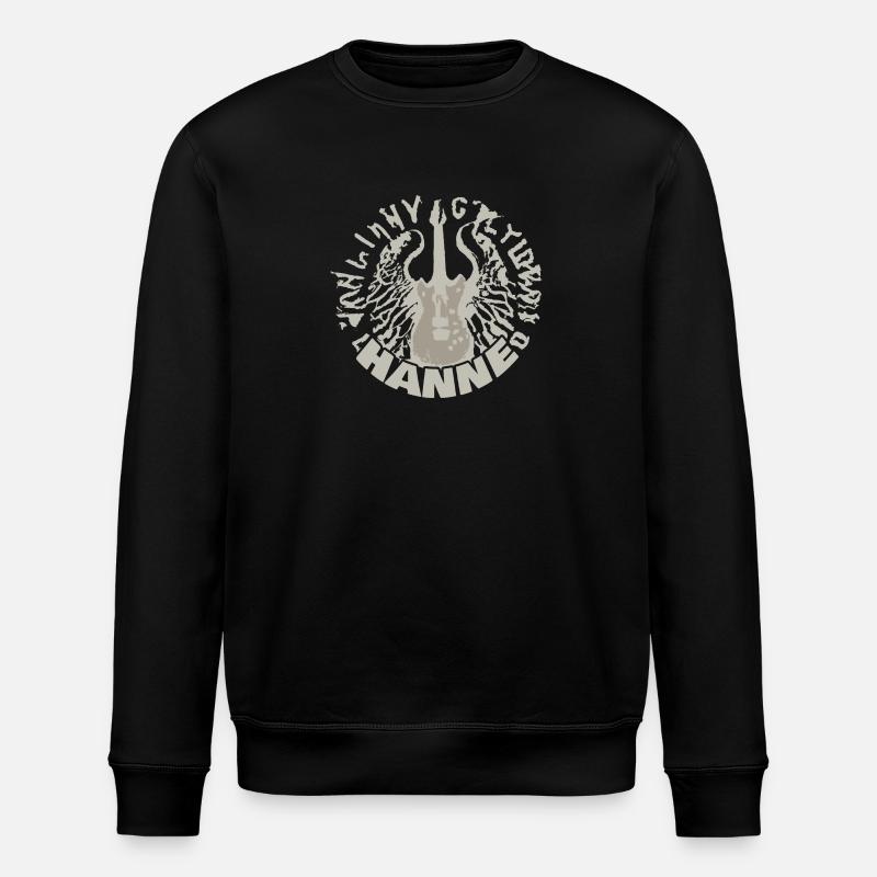 Guitar Hanne - Stanley/Stella ROLLER Unisex Organic Sweatshirt - black