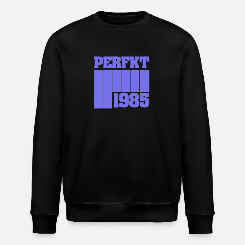 1985 - Stanley/Stella ROLLER Unisex Organic Sweatshirt - black