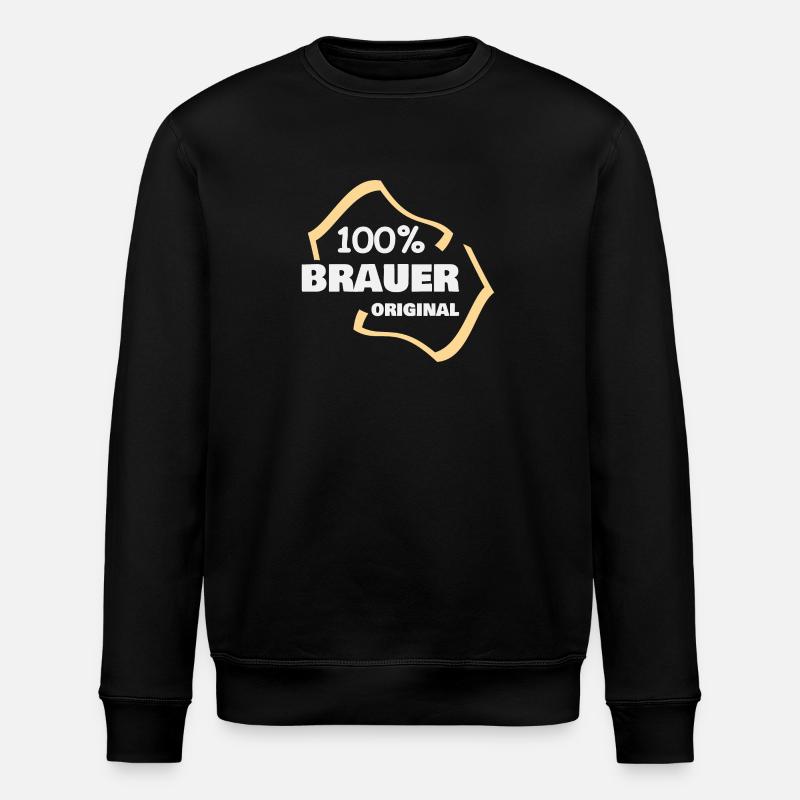 Brewer as a profession - Stanley/Stella ROLLER Unisex Organic Sweatshirt - black
