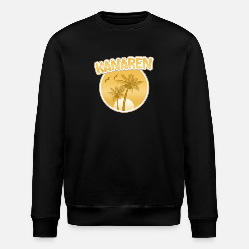 Holidays Canary Islands - Stanley/Stella ROLLER Unisex Organic Sweatshirt - black