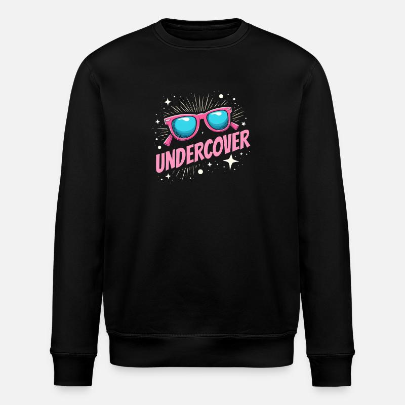 Déguisement Undercover - Sunglasses Fun - Sweat bio ROLLER Stanley/Stella Unisexe - noir