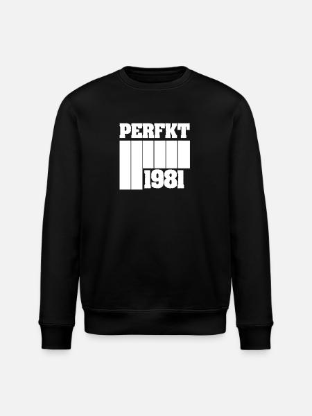 1981 - Stanley/Stella ROLLER Unisex Organic Sweatshirt - black