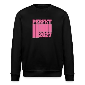 2027 - Stanley/Stella ROLLER Unisex Organic Sweatshirt - black - Front - Nik (191cm)