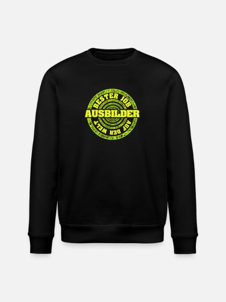 Gift for Instructor - Stanley/Stella ROLLER Unisex Organic Sweatshirt - black