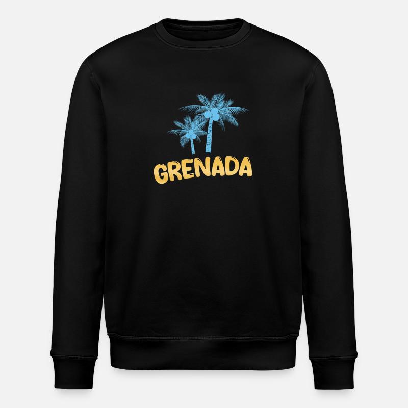 Grenada Grenada - Stanley/Stella ROLLER Unisex Organic Sweatshirt - black