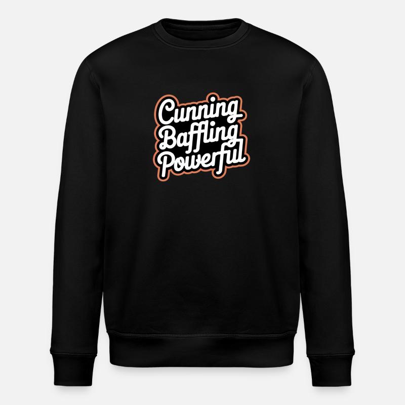 Cunning Baffling Powerful 8 - Stanley/Stella Unisex Bio-Sweatshirt ROLLER - Schwarz