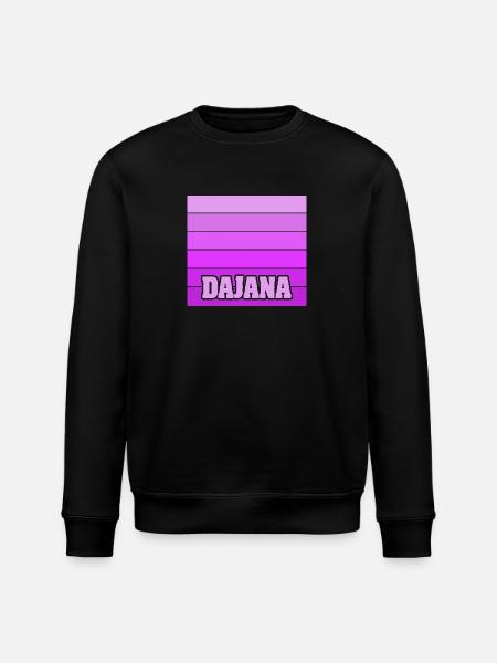 Mädchenname Dajana - Stanley/Stella Unisex Bio-Sweatshirt ROLLER - Schwarz