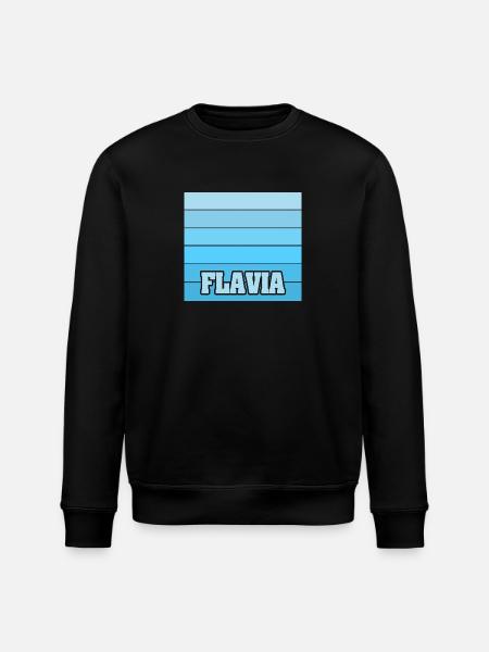 Women's name Flavia - Stanley/Stella ROLLER Unisex Organic Sweatshirt - black