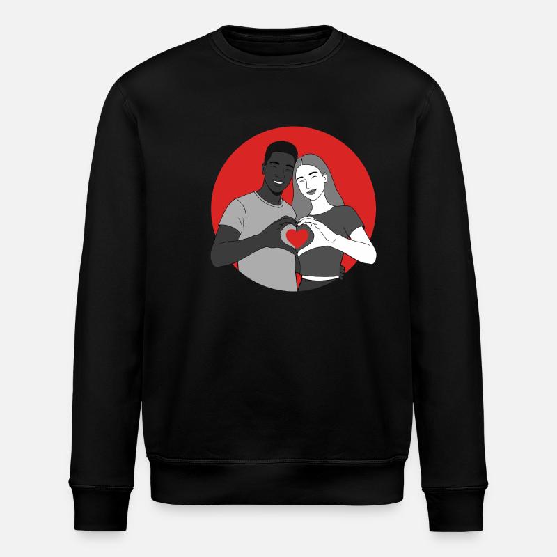 L’amour est l’amour - Sweat bio ROLLER Stanley/Stella Unisexe - noir