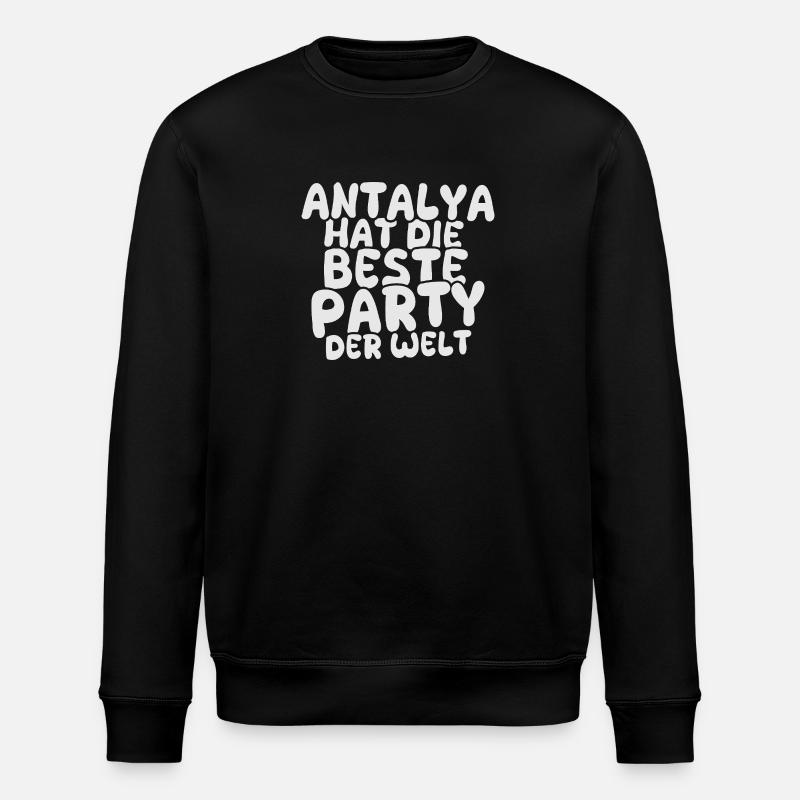 Gift for Antalya - Stanley/Stella ROLLER Unisex Organic Sweatshirt - black