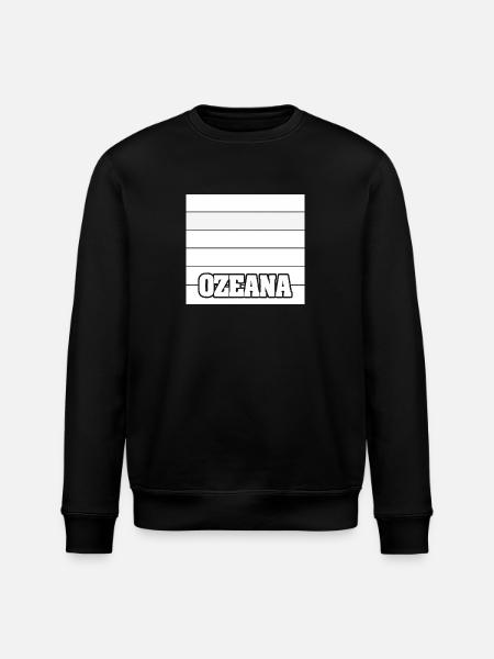 Ozeana as a woman's name - Stanley/Stella ROLLER Unisex Organic Sweatshirt - black